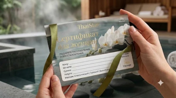 СПА сертификат для ЖЕНЩИН